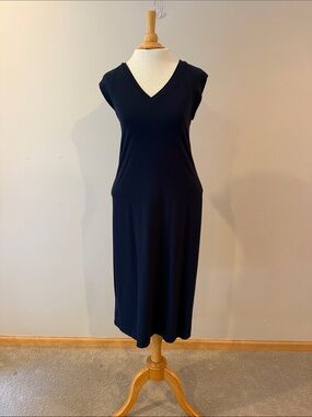Navy Midi Dress